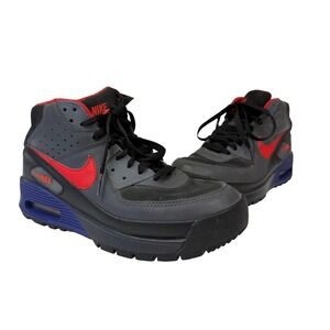 Nike Kids Y2K Air Max 90 Boot Sneakers Size 6.5Y Black Red Varsity Royal Retro